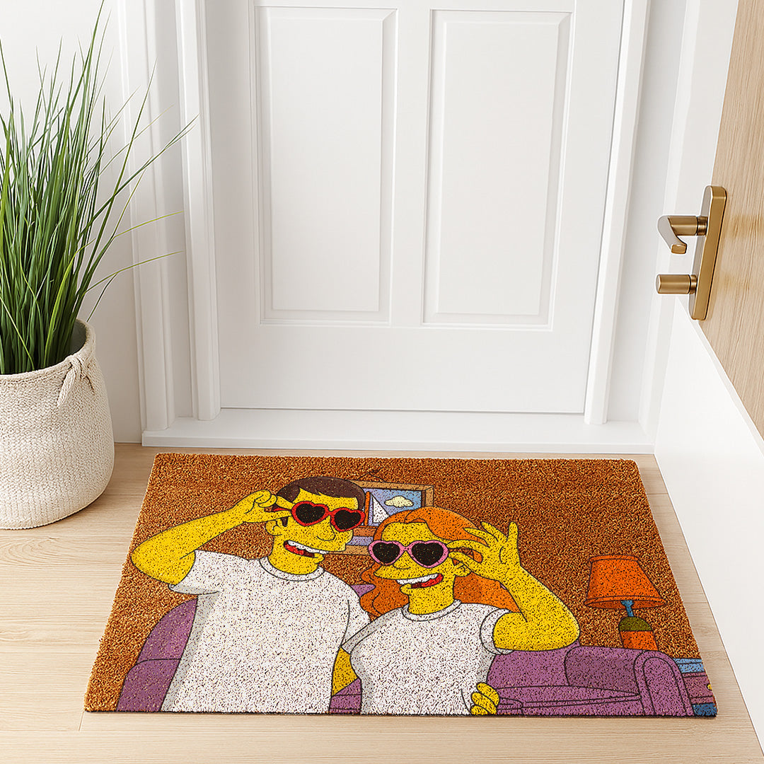 Felpudos estilo LOS SIMPSON para Aniversario