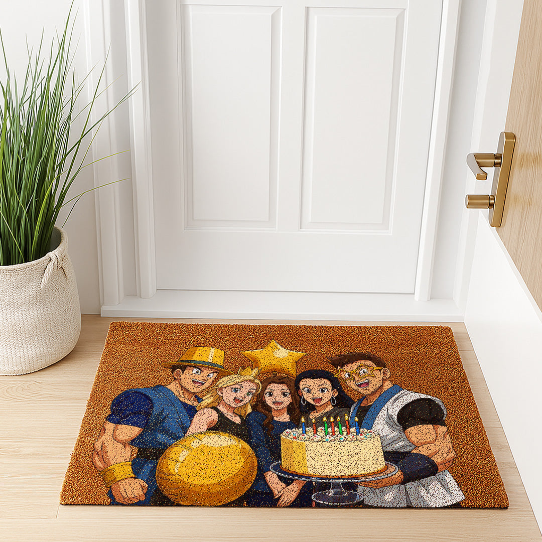 Felpudos estilo DRAGONBALL para Cumpleaños