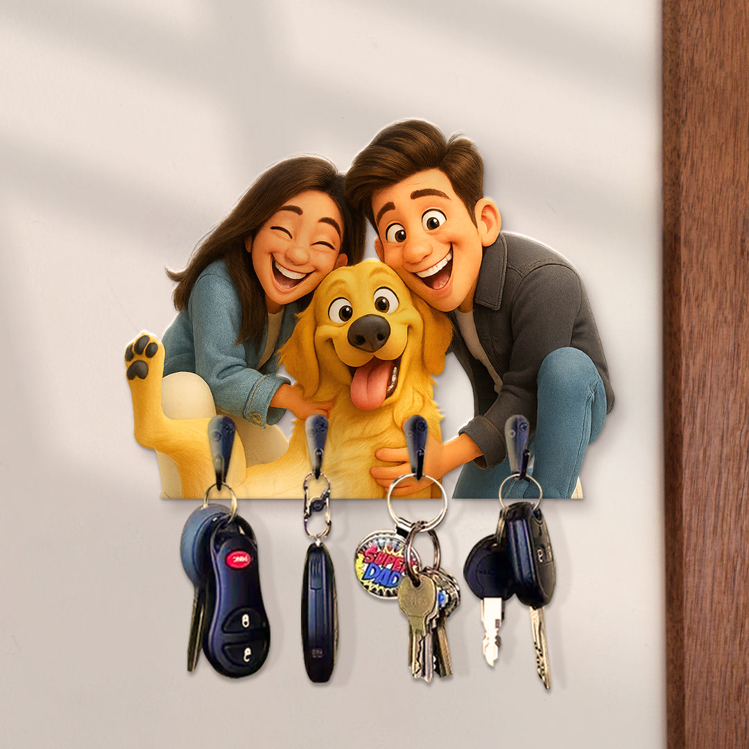 Portallaves estilo CARICATURA para Mascotas