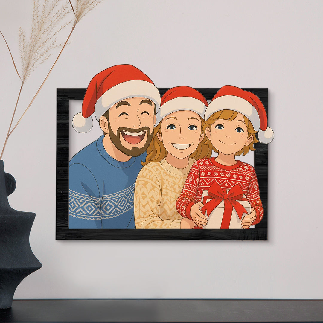 Cuadro dibujos animados GHIBLI para Navidad