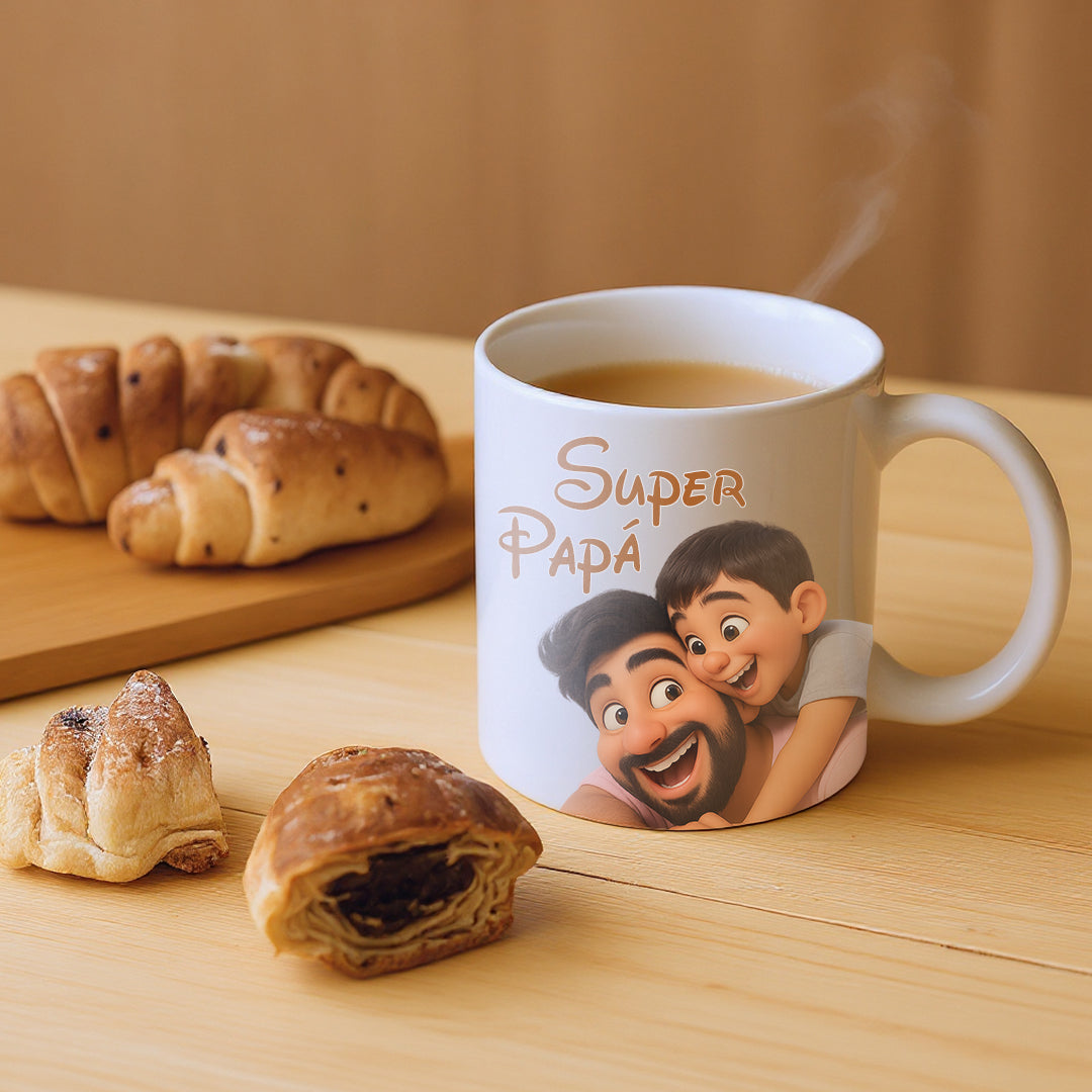 Taza estilo CARICATURA para Papá