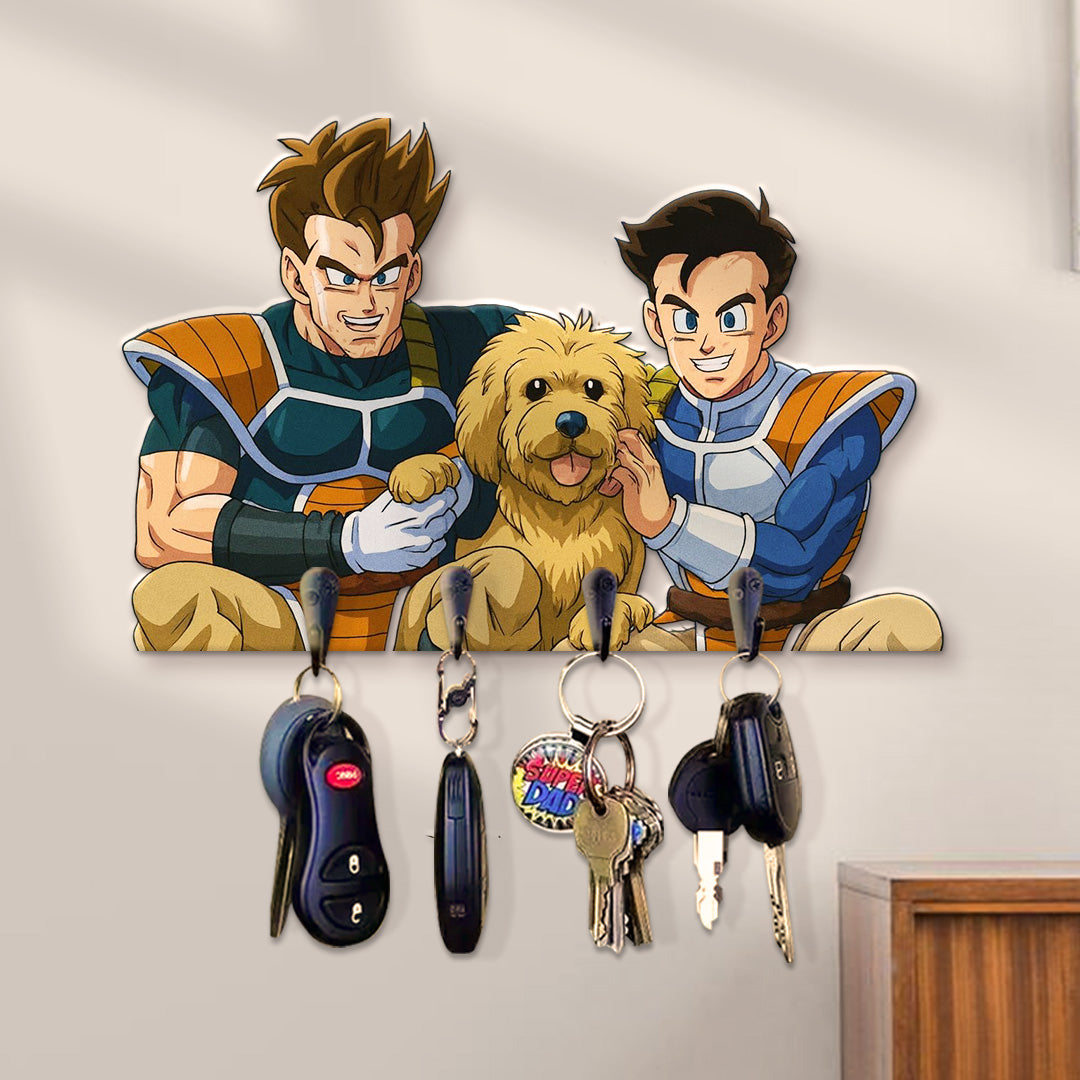 Portallaves estilo DRAGONBALL para Mascotas