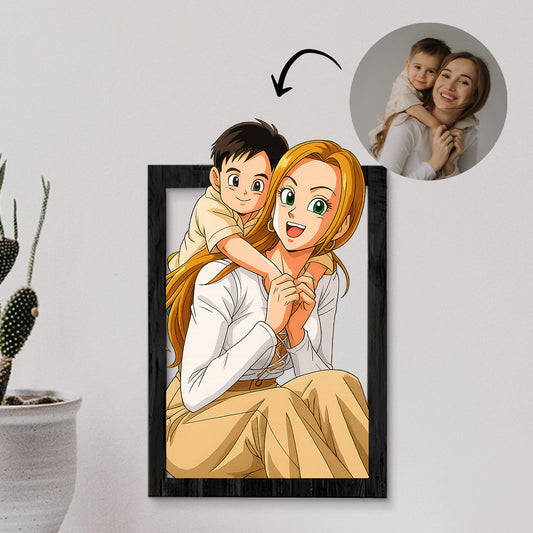 Cuadro dibujos animados DRAGONBALL para Mamá