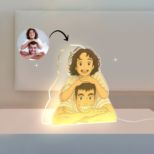 Lámpara GHIBLI Personalizada para Papá