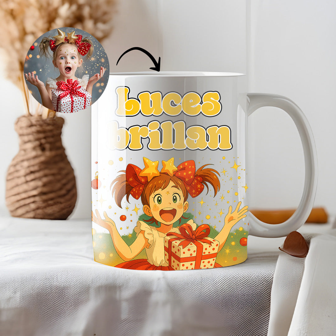 Taza estilo GHIBLI para Navidad