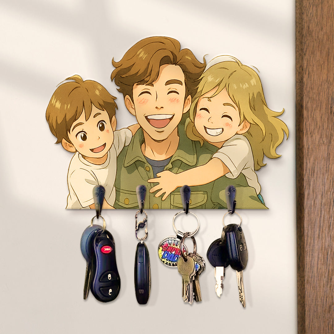 Portallaves estilo GHIBLI para Papá