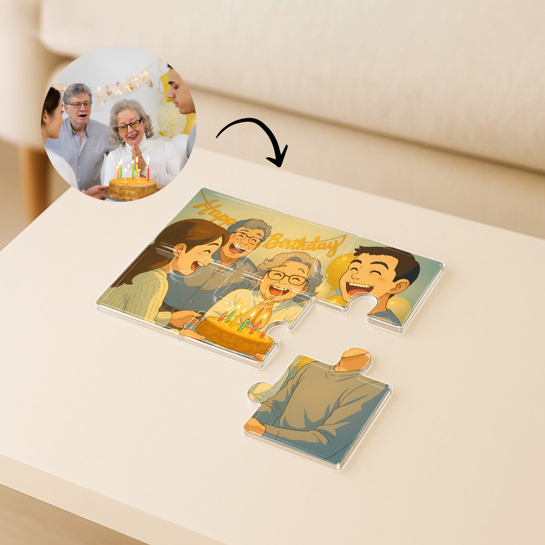 Puzzle estilo GHIBLI para Cumpleaños