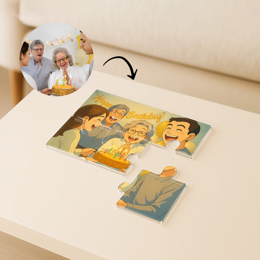 Puzzle estilo GHIBLI para Cumpleaños