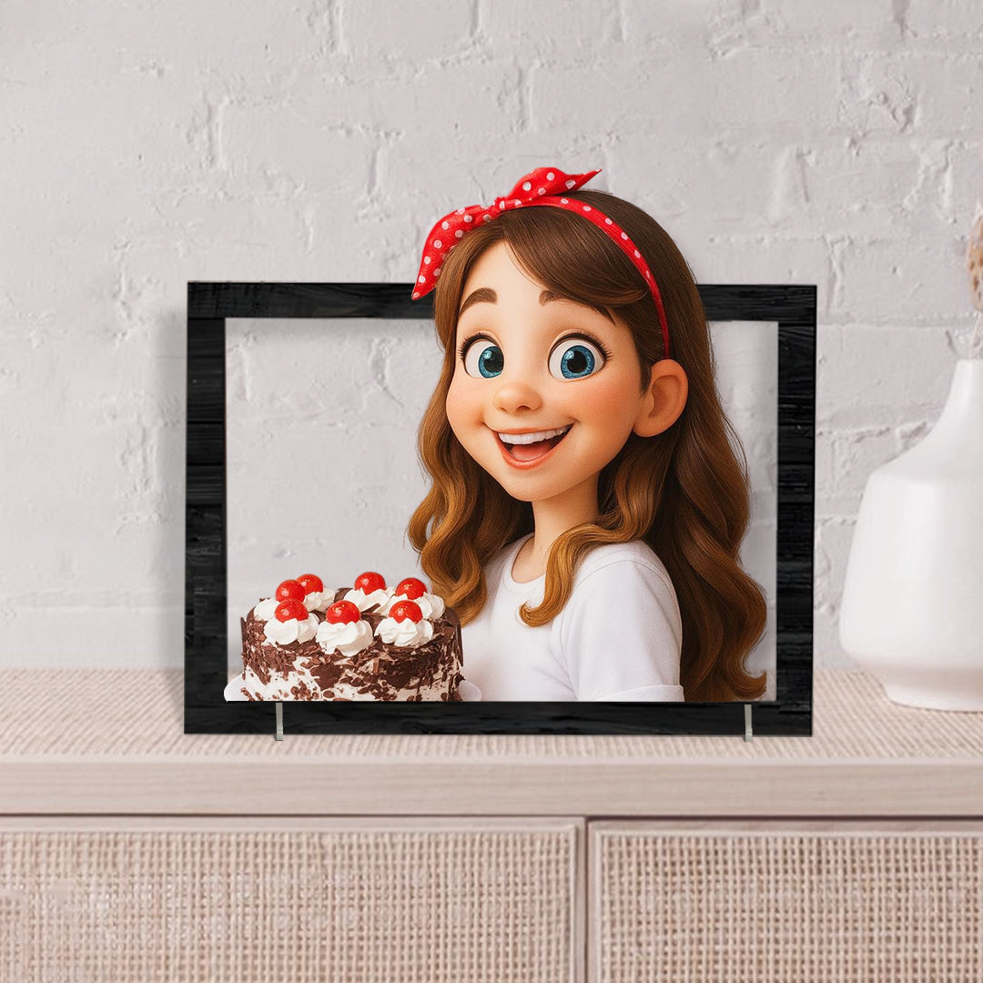 Cuadro dibujos animados CARICATURA para Cumpleaños