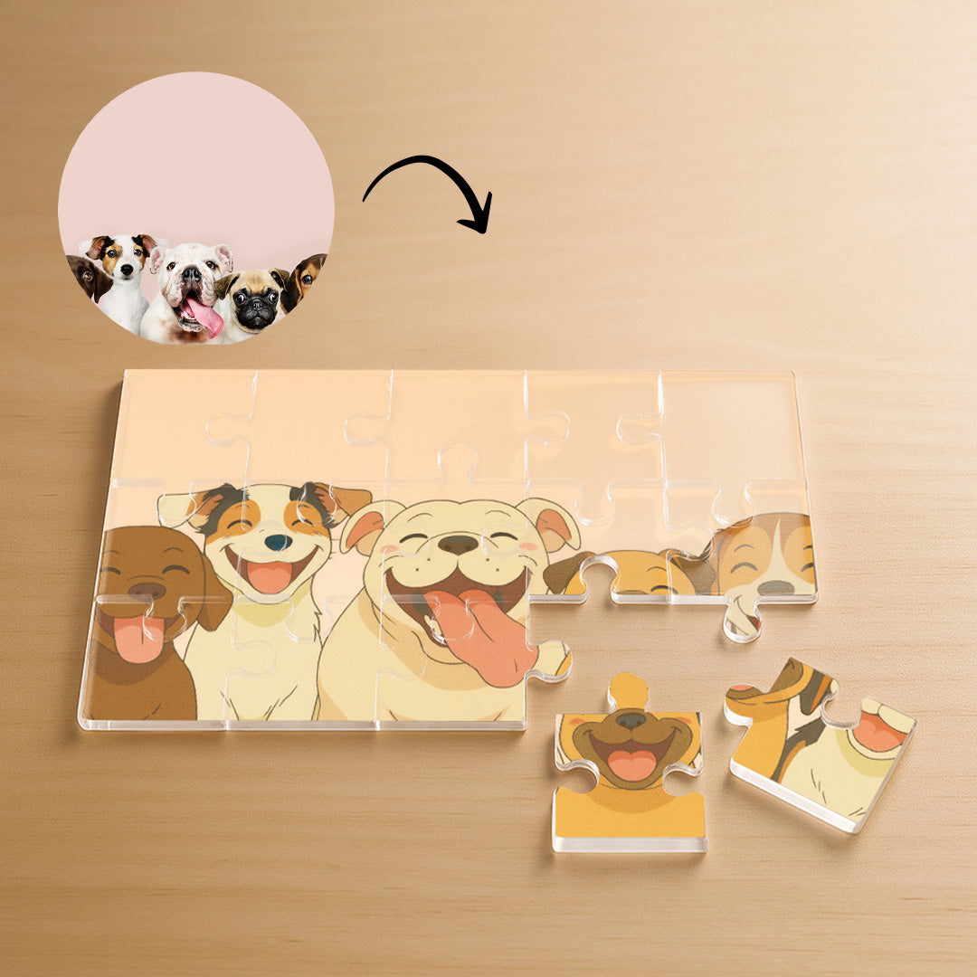 Puzzle estilo GHIBLI para Mascotas