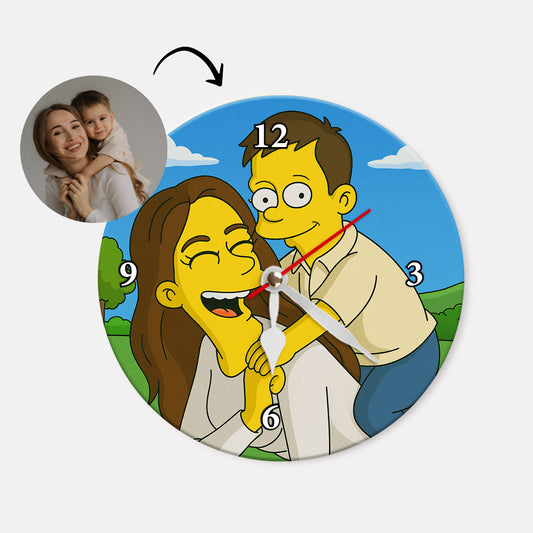 Reloj estilo LOS SIMPSON