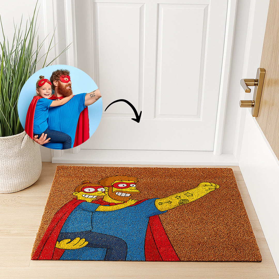 Felpudos estilo LOS SIMPSON para Papá