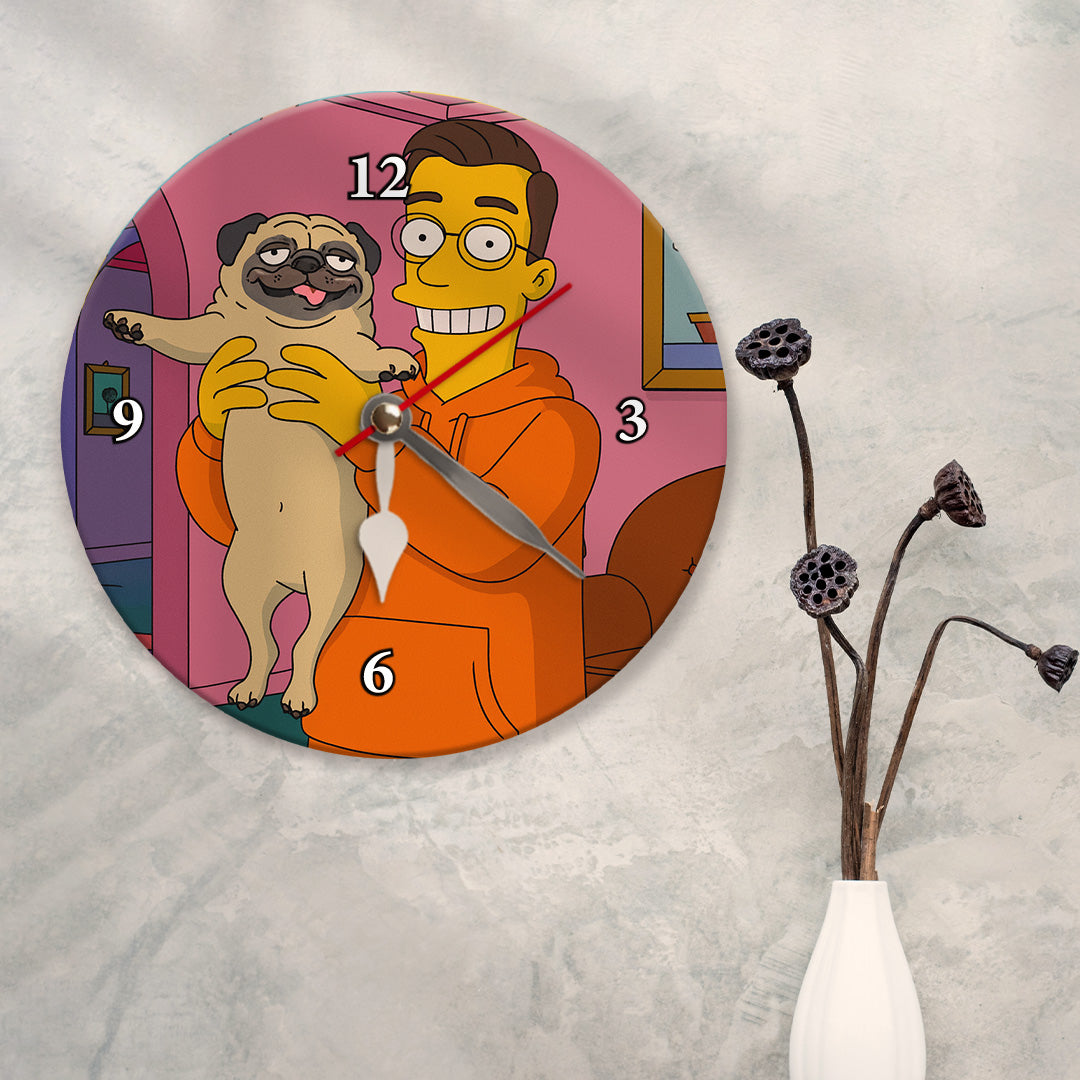 Reloj estilo LOS SIMPSON para Mascotas
