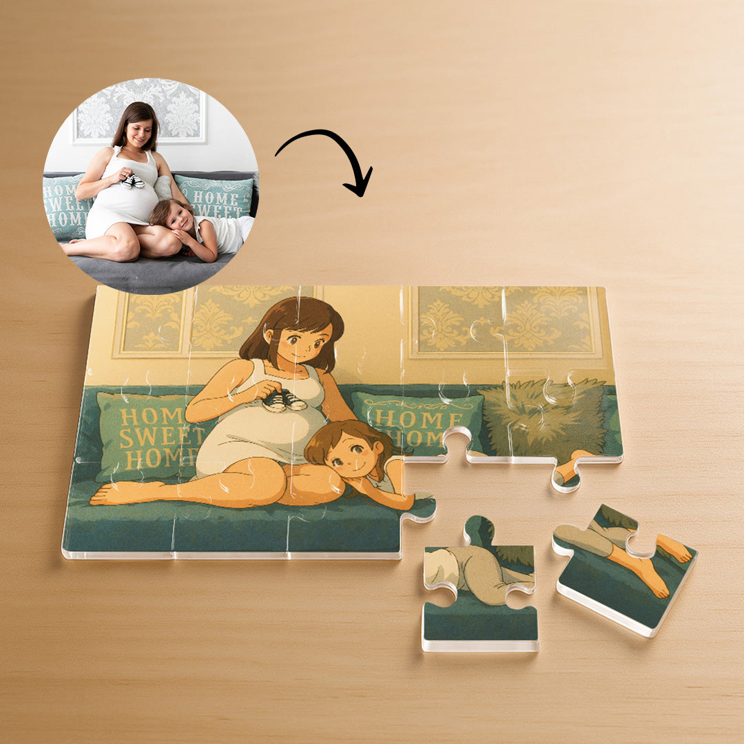 Puzzle estilo GHIBLI para Mamá
