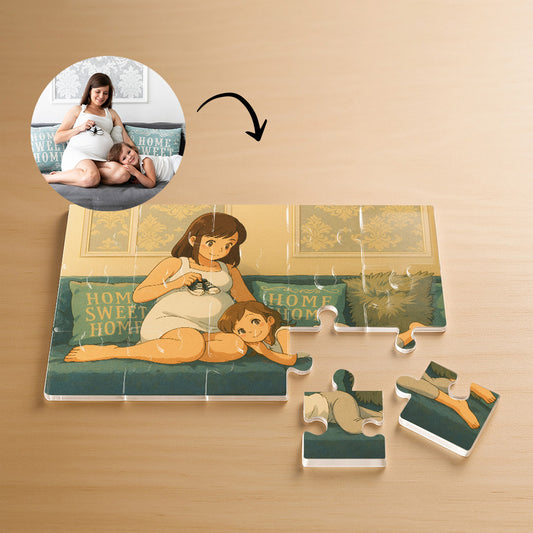 Puzzle estilo GHIBLI para Mamá