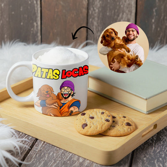 Taza estilo DRAGONBALL para Mascotas