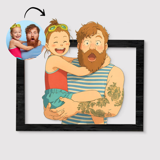 Cuadro dibujos animados GHIBLI para Papá