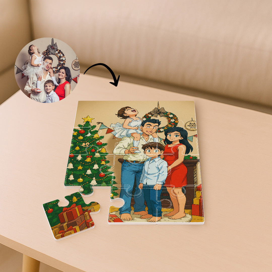 Puzzle estilo DRAGONBALL para Navidad