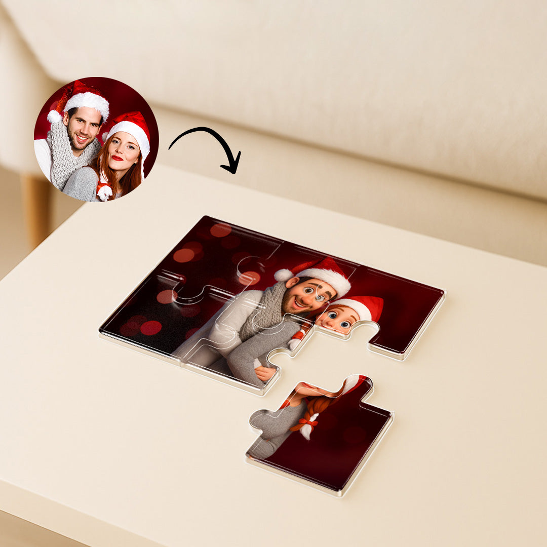 Puzzle estilo CARICATURA para Navidad