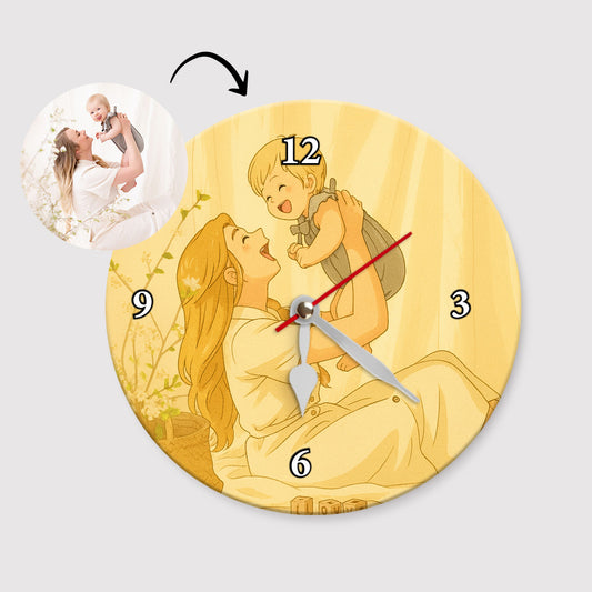 Reloj estilo GHIBLI para Mamá