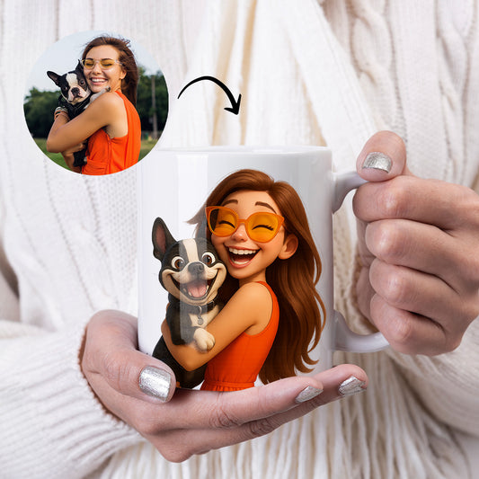 Taza estilo CARICATURA para Mascotas
