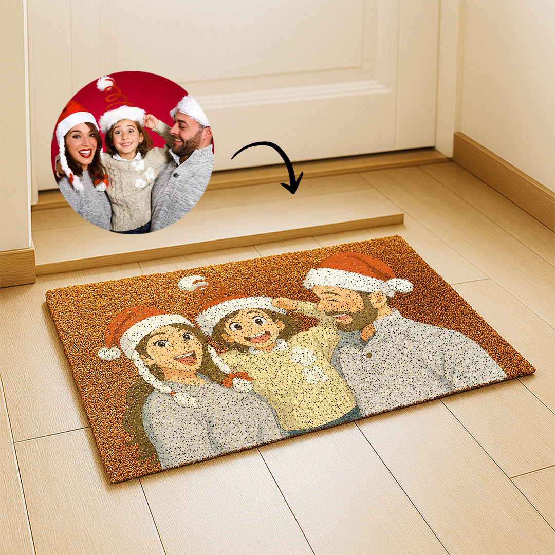 Felpudos estilo GHIBLI para Navidad