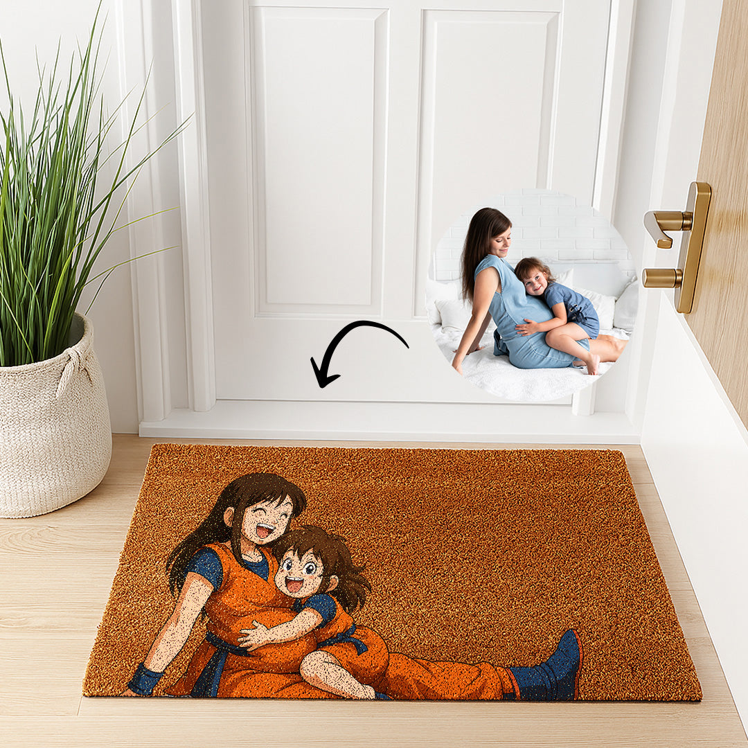 Felpudos estilo DRAGONBALL para Mamá