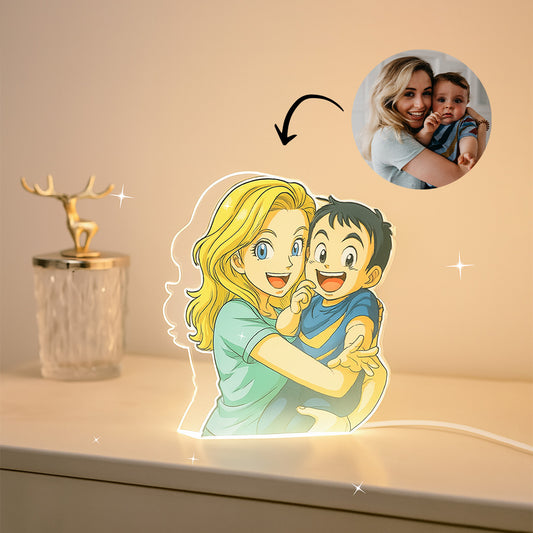 Lámpara DRAGONBALL Personalizada para Mamá