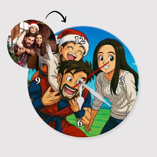 Reloj estilo DRAGONBALL para Navidad