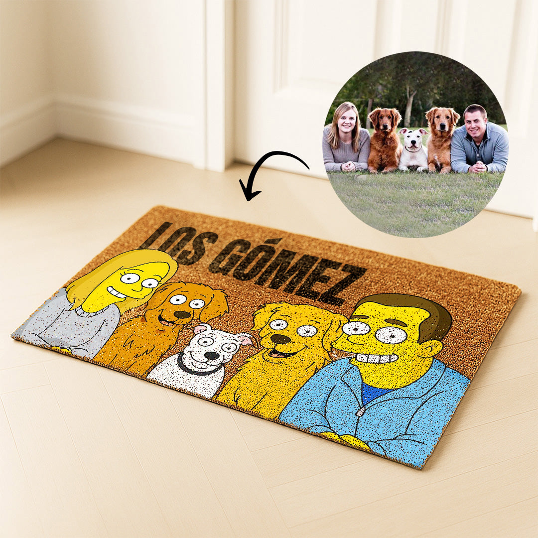 Felpudos estilo LOS SIMPSON para Mascotas