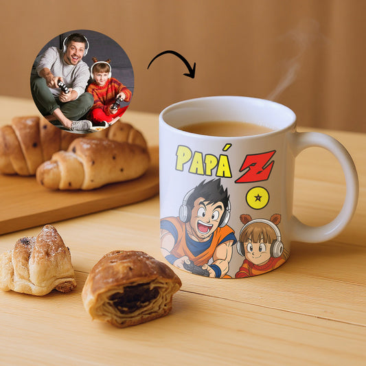 Taza estilo DRAGONBALL para Papá