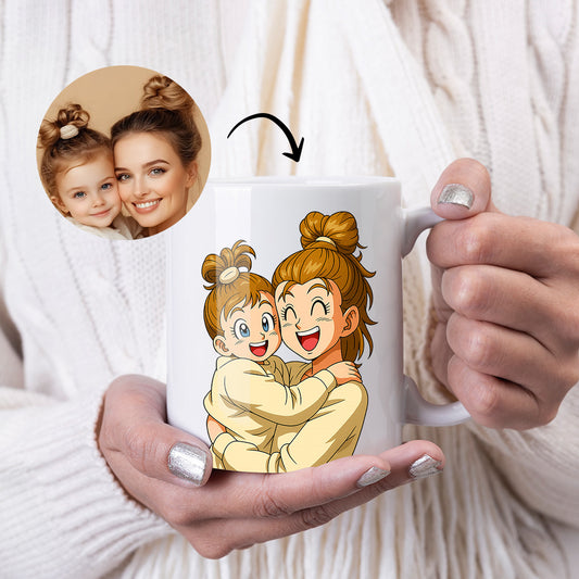 Taza estilo DRAGONBALL para Mamá