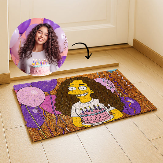 Felpudos estilo LOS SIMPSON para Cumpleaños