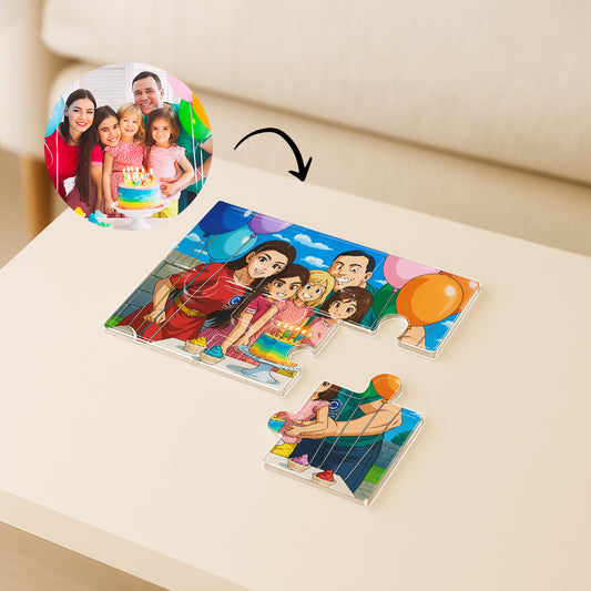 Puzzle estilo DRAGONBALL para Cumpleaños