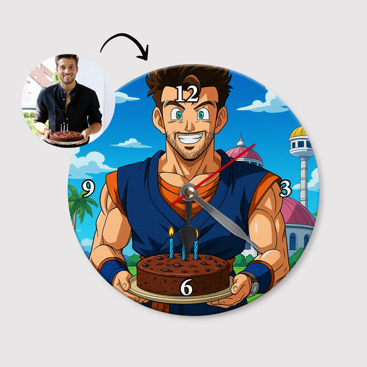 Reloj estilo DRAGONBALL para Cumpleaños