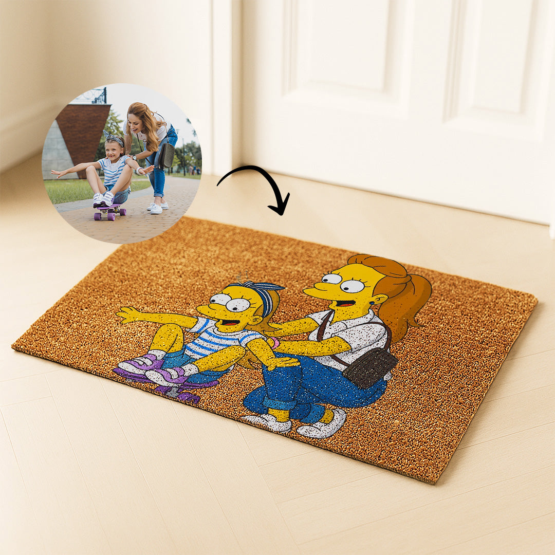 Felpudos estilo LOS SIMPSON para Mamá