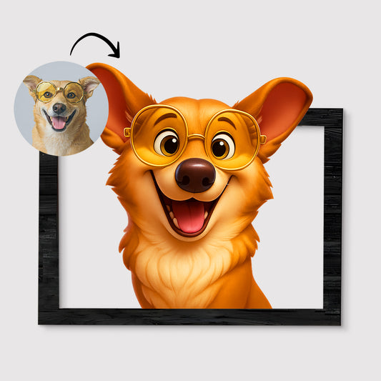 Cuadro dibujos animados CARICATURA para Mascotas