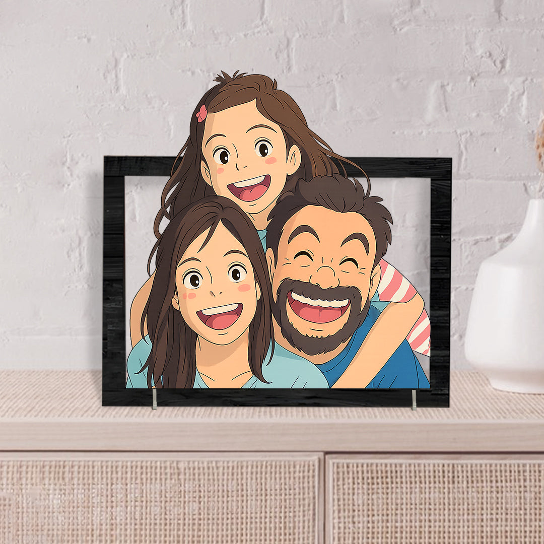 Cuadro dibujos animados GHIBLI para Papá