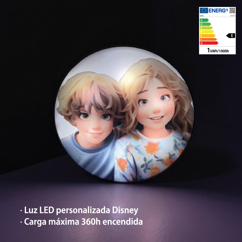 Luz led Estilo "Disney Pixar"