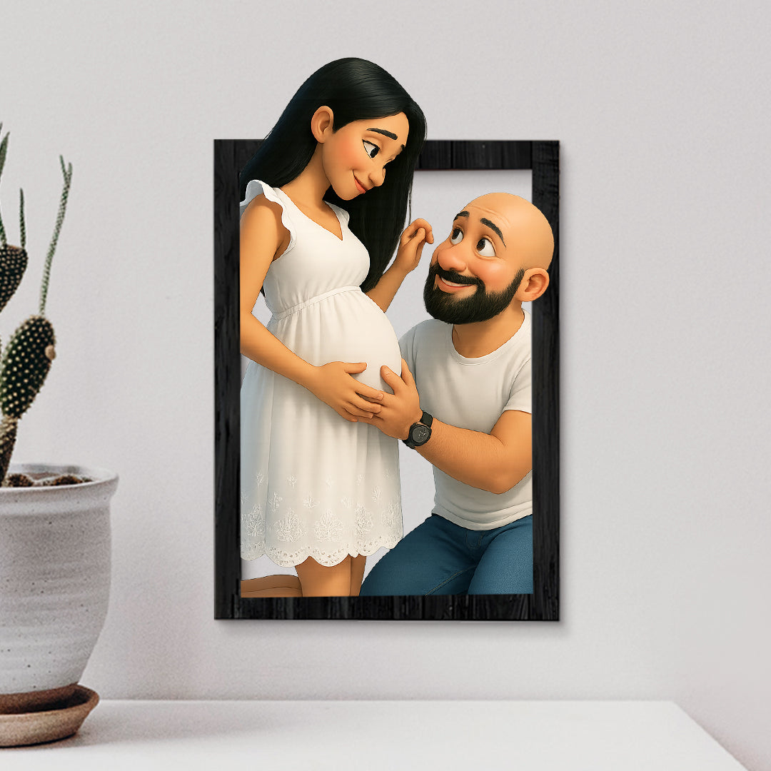 Cuadro dibujos animados CARICATURA para Mamá