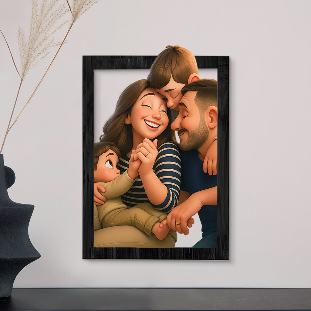 Cuadro dibujos animados CARICATURA para Mamá