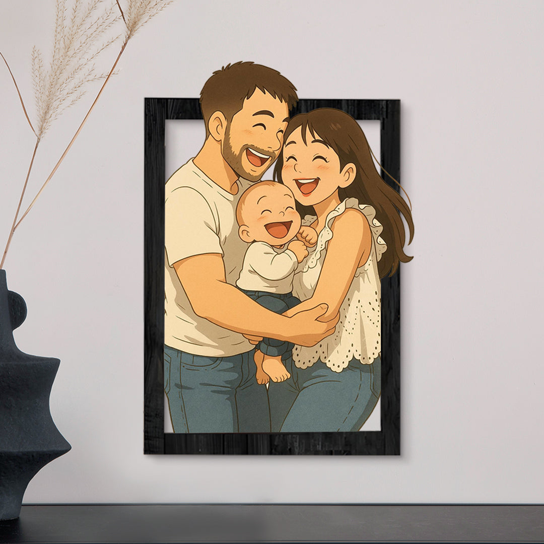 Cuadro dibujos animados GHIBLI para Mamá