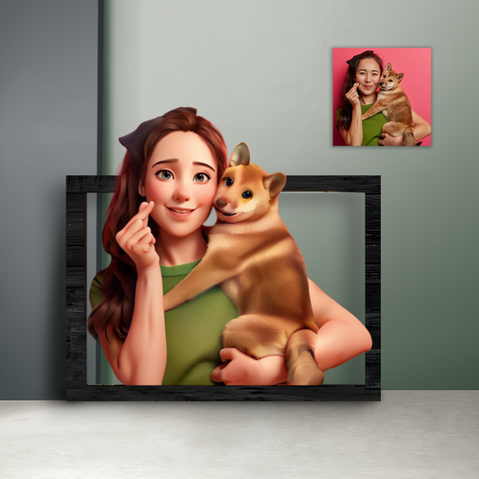 Cuadro estilo Caricatura mascota